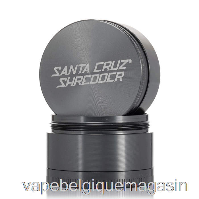 Vape Belgique Santa Cruz Shredder 2,2 Pouces Moyen Broyeur 4 Pièces Gris (53 Mm)